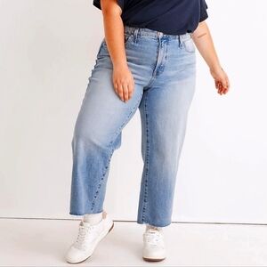 Madewell Catlin Wash The Plus Perfect Vintage Wide-Leg Crop Jeans 26W